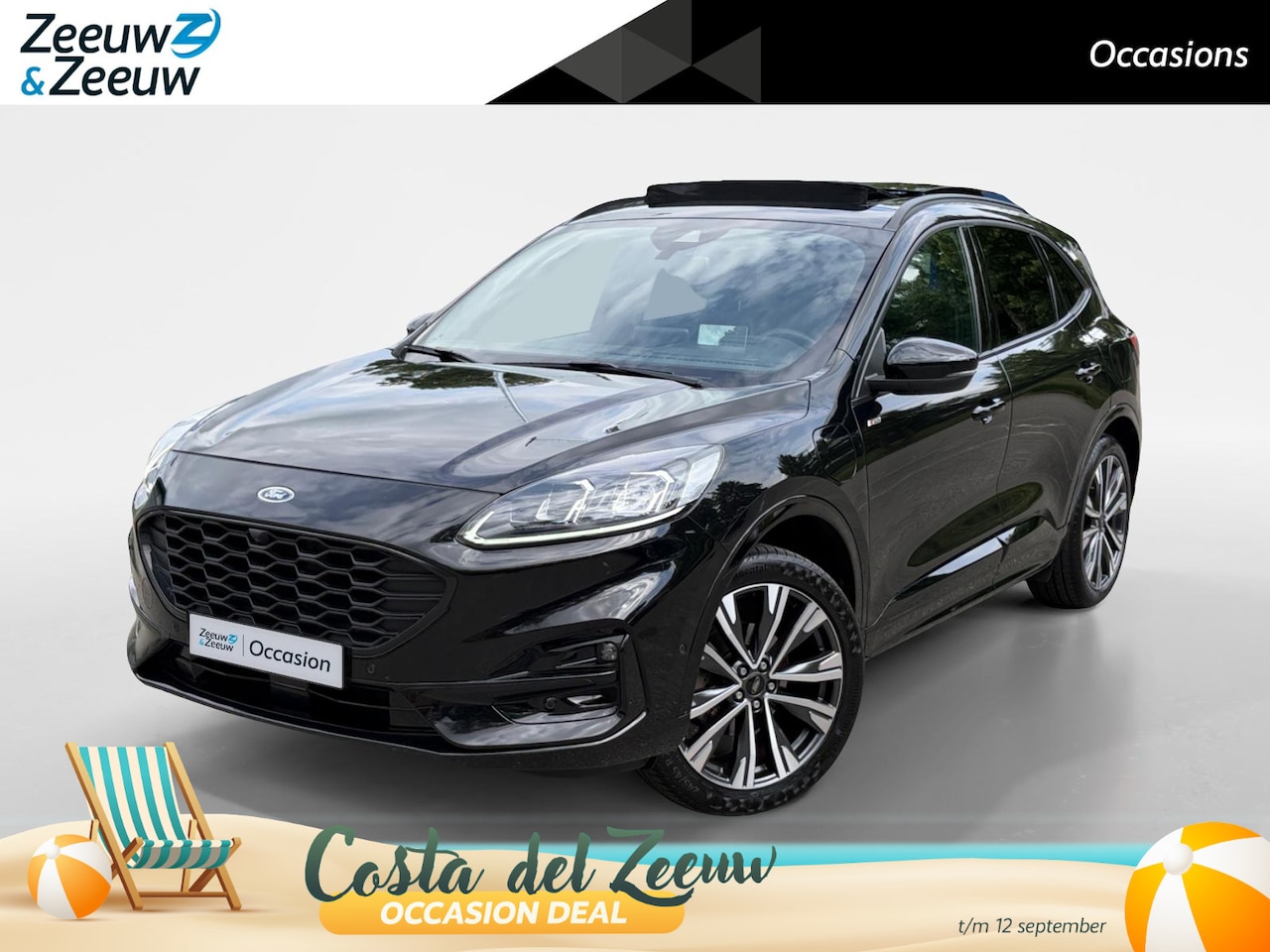 Ford Kuga - 2.5 PHEV ST-Line X 225PK | Panoramadak | Afn. Trekhaak | Adaptieve Cruise Control | Winter - AutoWereld.nl