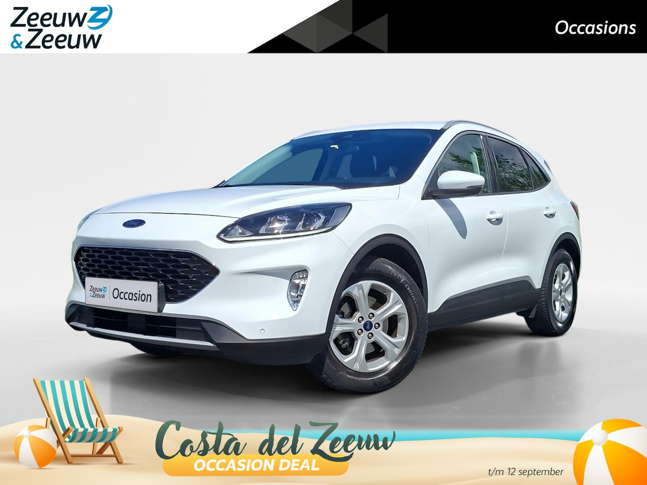 Ford Kuga - 1.5 EcoBoost Titanium 150PK | Trekhaak (1800kg trekgewicht) | Navigatie | Parkeersensoren - AutoWereld.nl