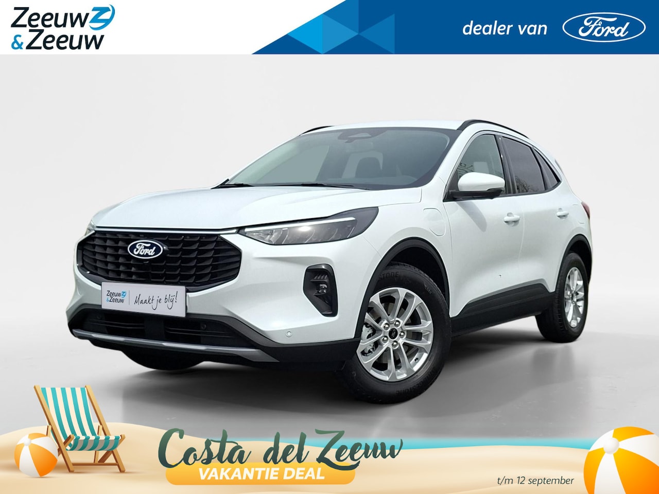 Ford Kuga - 2.5 PHEV Titanium | El. Trekhaak | Driver Assistancepack | 360Camera | Adaptive Cruisecont - AutoWereld.nl