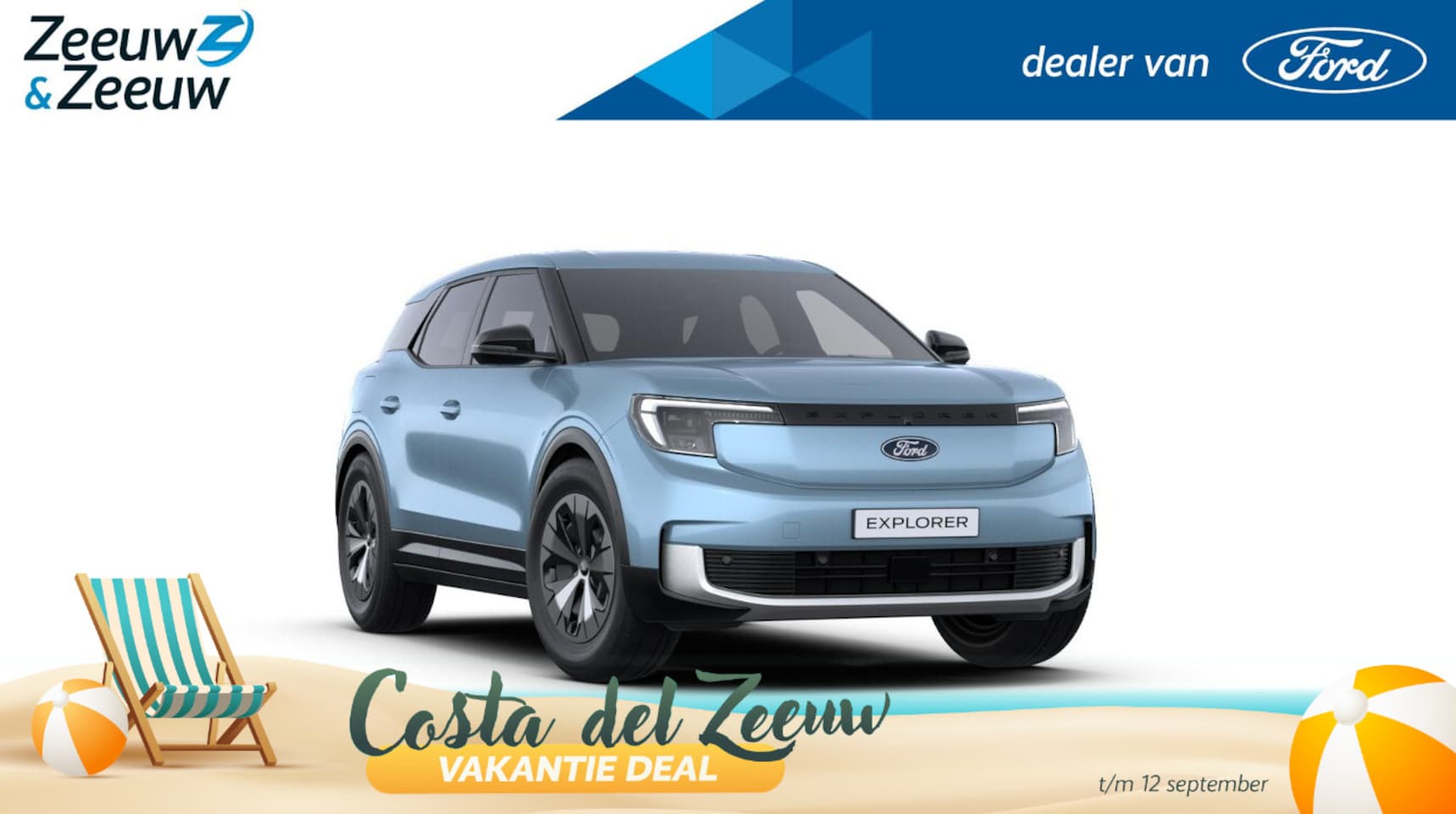 Ford Explorer - Style Standard Range RWD 58 kWh | 444km rijbereik | 0,99% rente icm Ford Options | Led ver - AutoWereld.nl