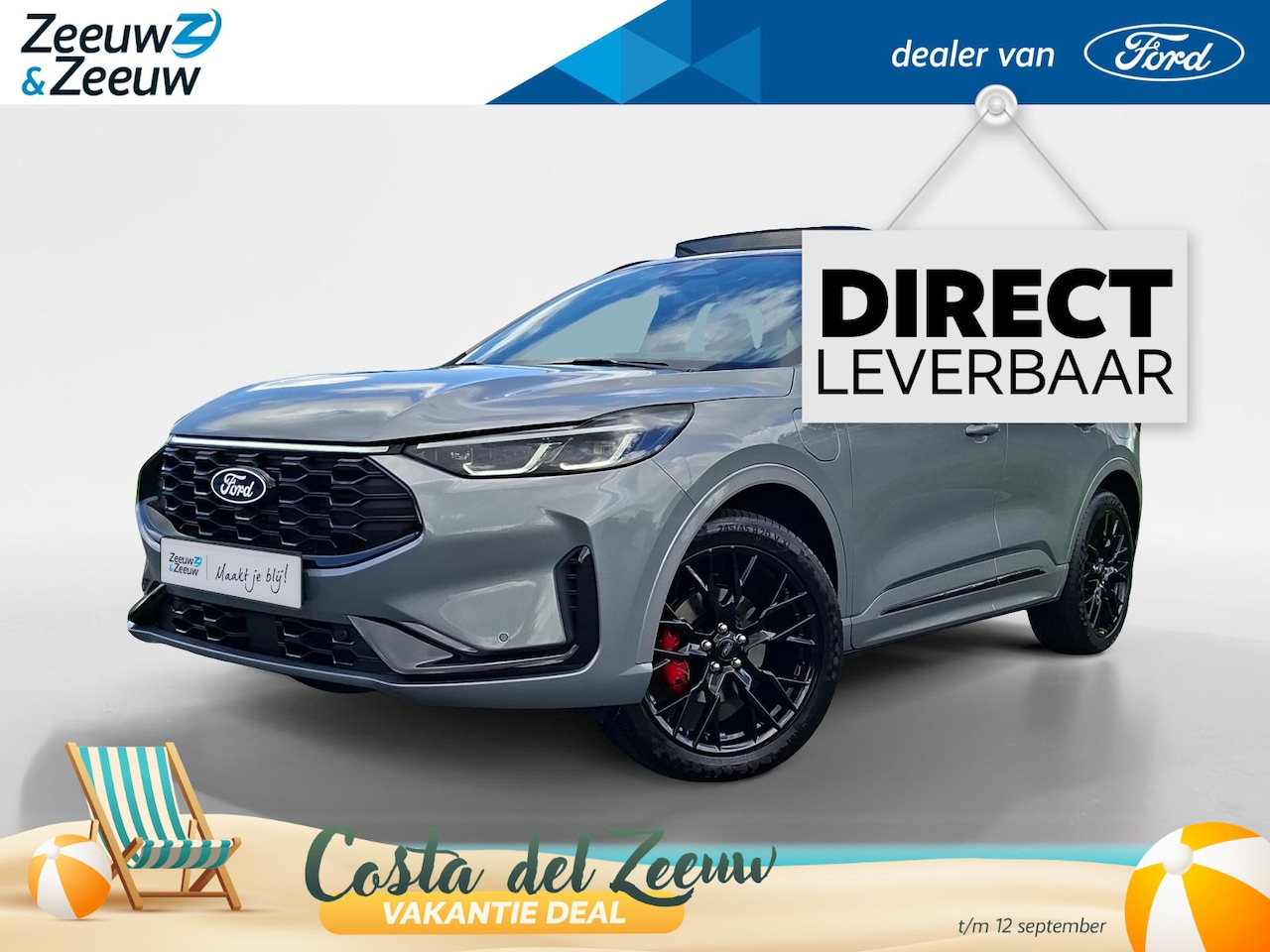 Ford Kuga - 2.5 PHEV BlueCruise Edition | 20" Lichtmetaal | Panoramadak | El. Trekhaak | Premium Conne - AutoWereld.nl