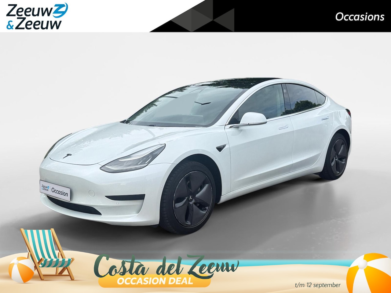 Tesla Model 3 - Standard RWD Plus 60 kWh 87,8% SoH | 448Km Actieradius | Goed onderhouden! | Panoramadak | - AutoWereld.nl