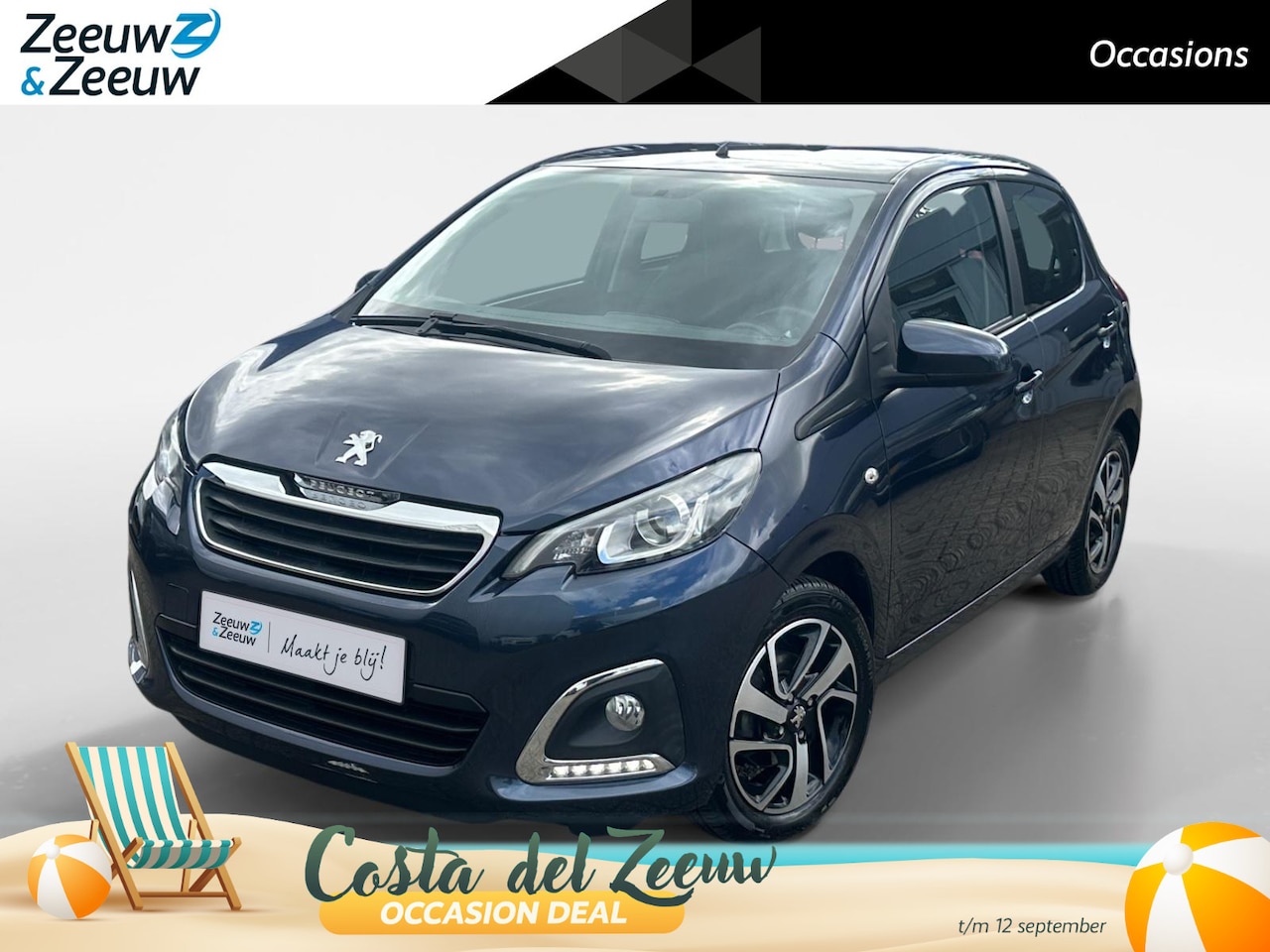Peugeot 108 - 1.0 e-VTi Allure | Airco | Navigatie | Bluetooth | Elektr. Ramen | 12 maanden garantie! | - AutoWereld.nl