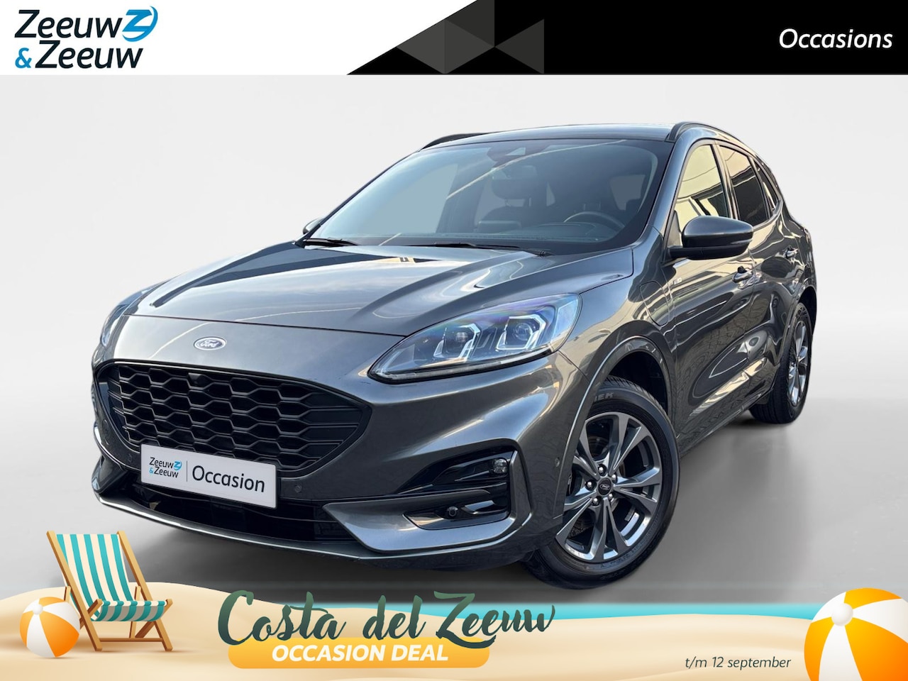 Ford Kuga - 2.5 PHEV ST-Line | Winter Pack | Elektr. Achterklep | Dodehoek detectie | Head Up display - AutoWereld.nl