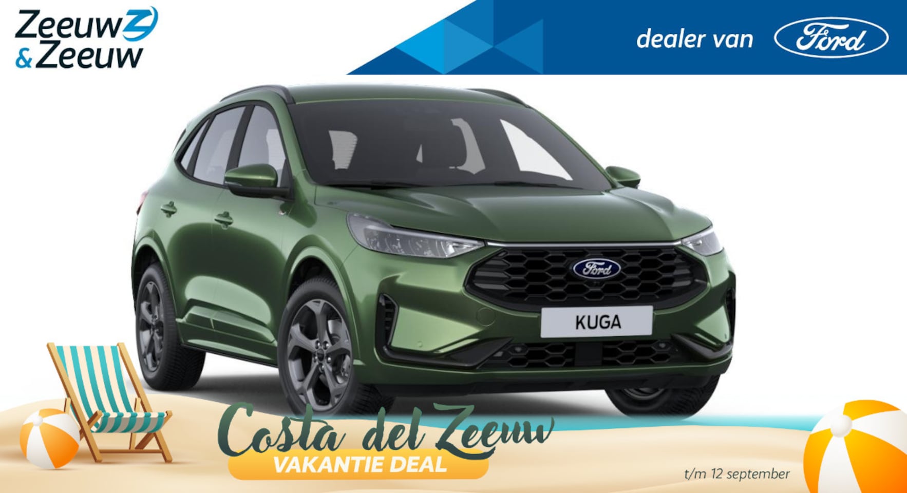 Ford Kuga - 2.5 PHEV ST-Line | Adaptieve Cruise Control | BLIS | 360 graden camera | Driver Assistance - AutoWereld.nl