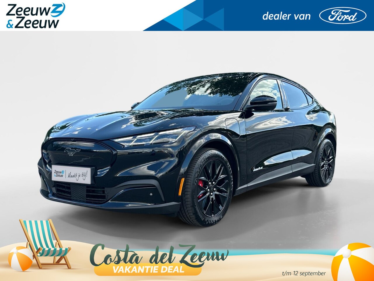 Ford Mustang Mach-E - Extended Premium RWD 88 kWh | Uit Voorraad Leverbaar | Prijs Inclusief 2000 Euro Ford Voor - AutoWereld.nl