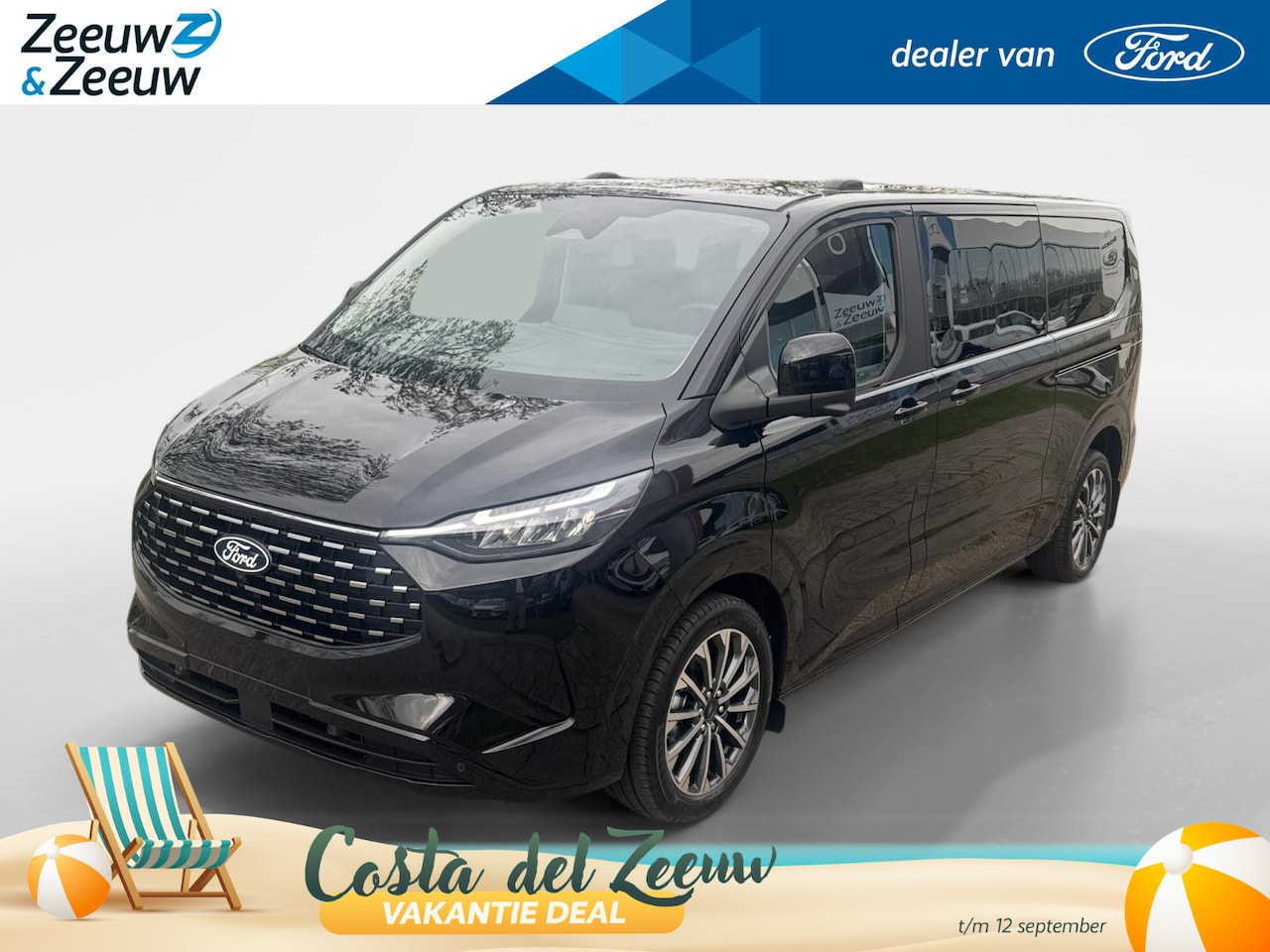 Ford Model T - Custom 340 2.5 PHEV L2H1 Titanium X 8 persoons | TE BESTELLEN AUTO | Elektr. bedienbare AG - AutoWereld.nl