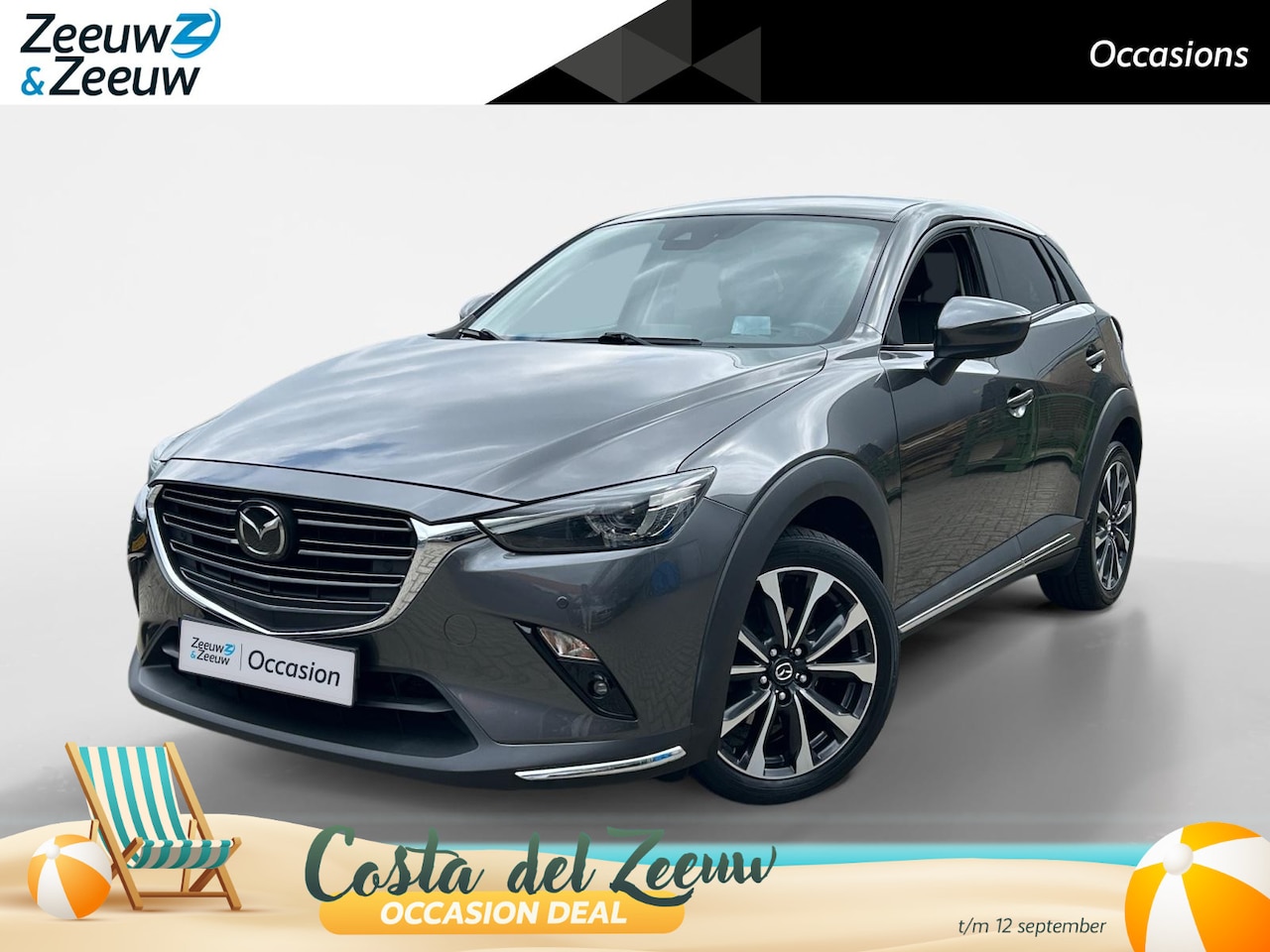 Mazda CX-3 - 2.0 SkyActiv-G 120 GT-M |Automaat| Cruise control adaptief|regensensor| 12 maanden Bovag G - AutoWereld.nl