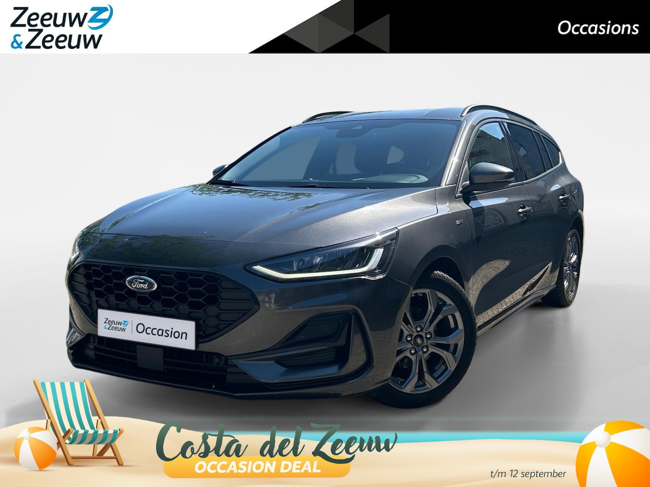 Ford Focus Wagon - 1.0 EcoBoost Hybrid ST Line |All season |Winter Pack| Full-LED koplampen| Geluidsisolerend - AutoWereld.nl