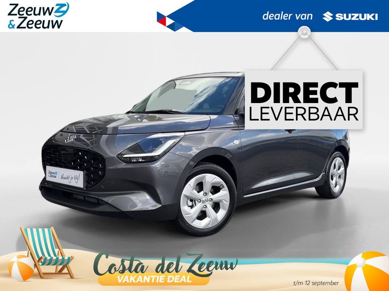 Suzuki Swift - 1.2 Select Smart Hybrid | Stoelverwarming | €2200 inruilpremie op voorraadmodellen! | - AutoWereld.nl