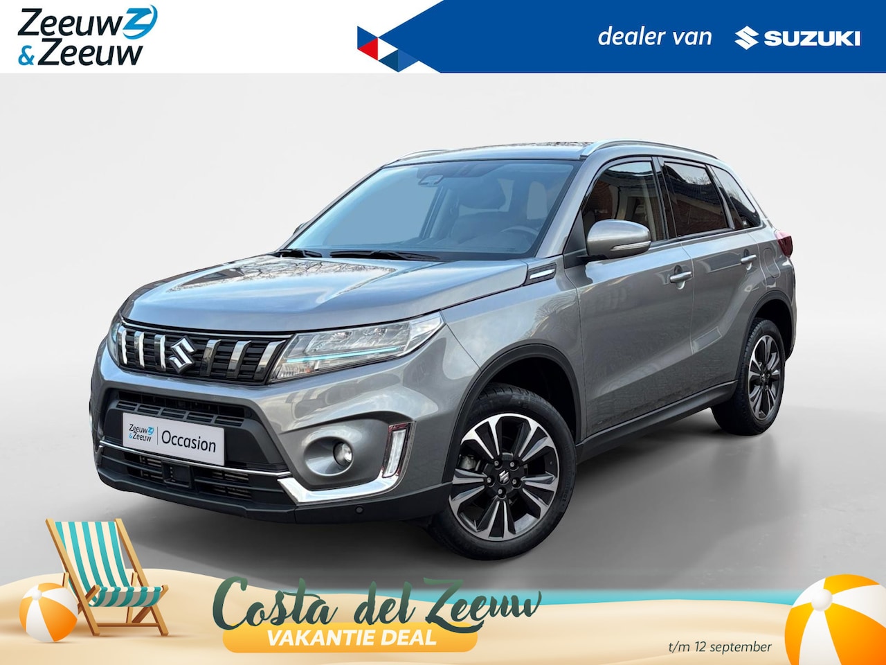 Suzuki Vitara - 1.4 Boosterjet Style Smart Hybrid | Trekhaak | Dealer onderhouden | Navigatie | dodehoek d - AutoWereld.nl
