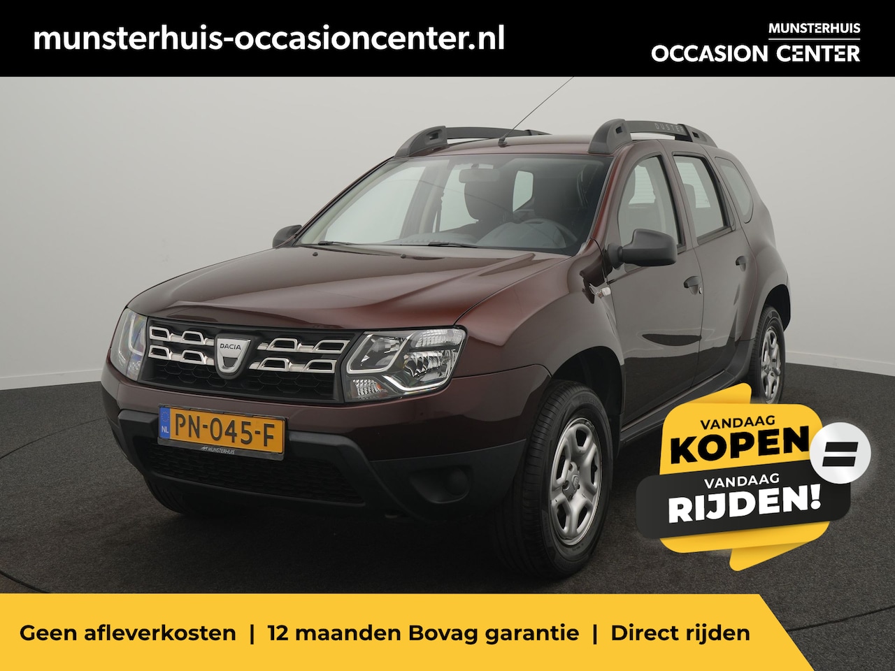 Dacia Duster - 1.2 TCe 4x2 Ambiance - RIJKLAARPRIJS - Airco - Trekhaak - Volledig Dealeronderhouden - AutoWereld.nl