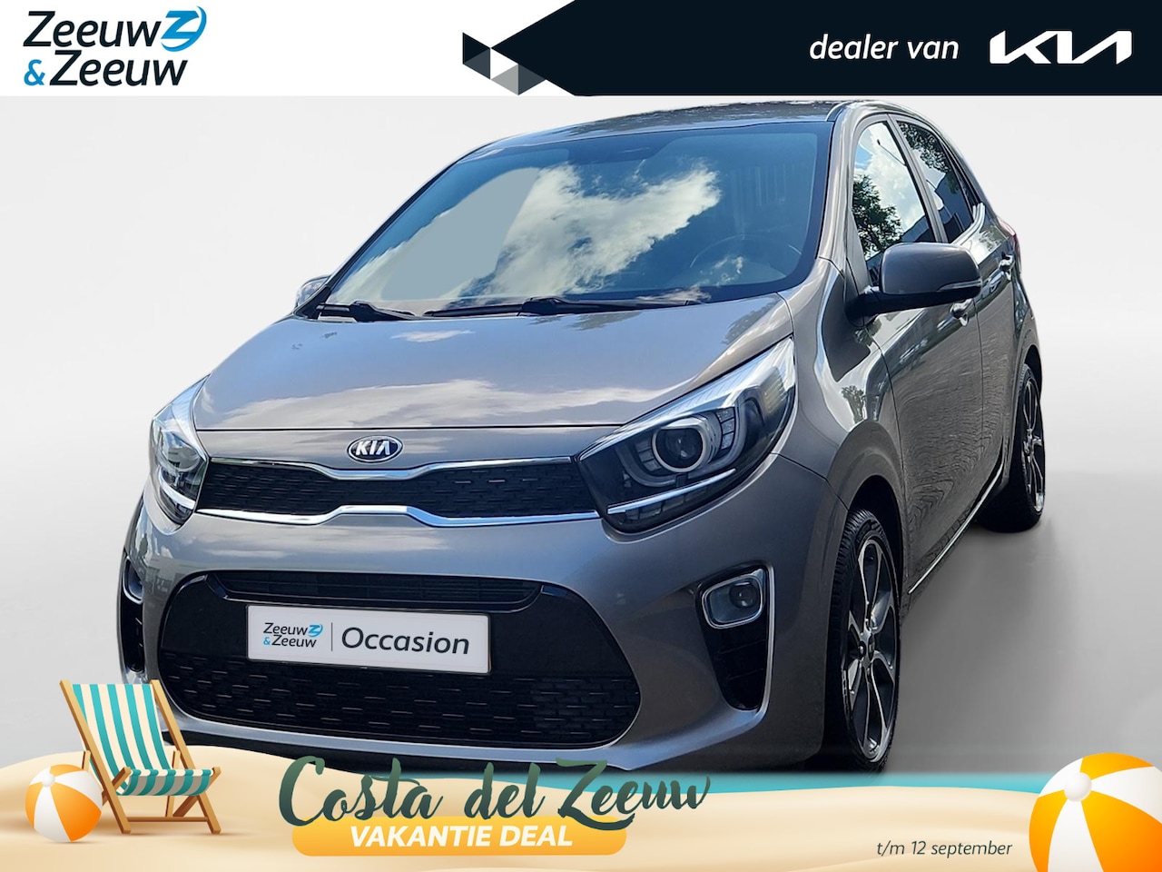 Kia Picanto - 1.0 CVVT Design Edition | Camera | Navi | Lichtmetalen Velgen | Privacy Glass | Climate Co - AutoWereld.nl