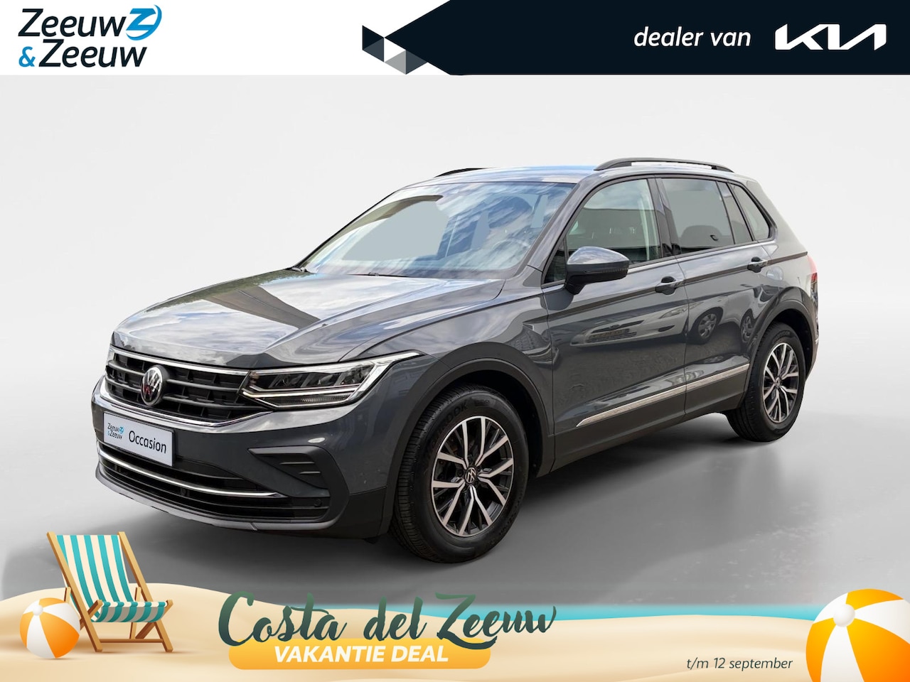 Volkswagen Tiguan - 1.5 TSI Life | Draadloos Carplay | Navi | Clima | Camera | Adaptive Cruise | Elektr. Achte - AutoWereld.nl