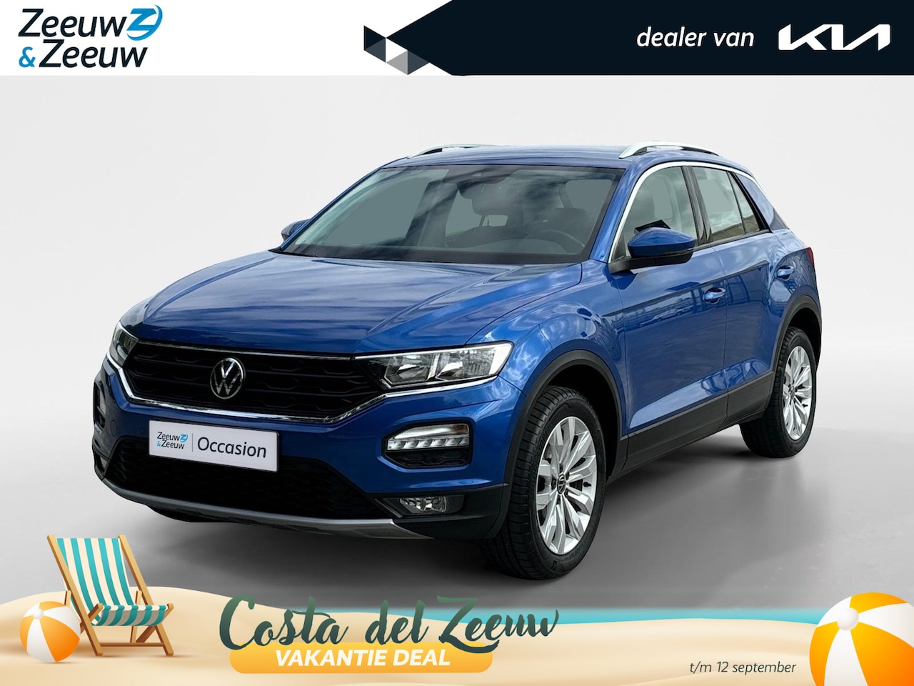 Volkswagen T-Roc - 1.0 TSI Style | Navi | Clima | Adaptive Cruise | LM Velgen | Apple Carplay | Android Auto - AutoWereld.nl