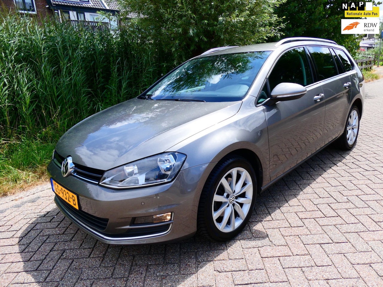 Volkswagen Golf Variant - 1.4 TSI 125pk Highline Clima Cruise Navi Trekhaak 1400kg. - AutoWereld.nl