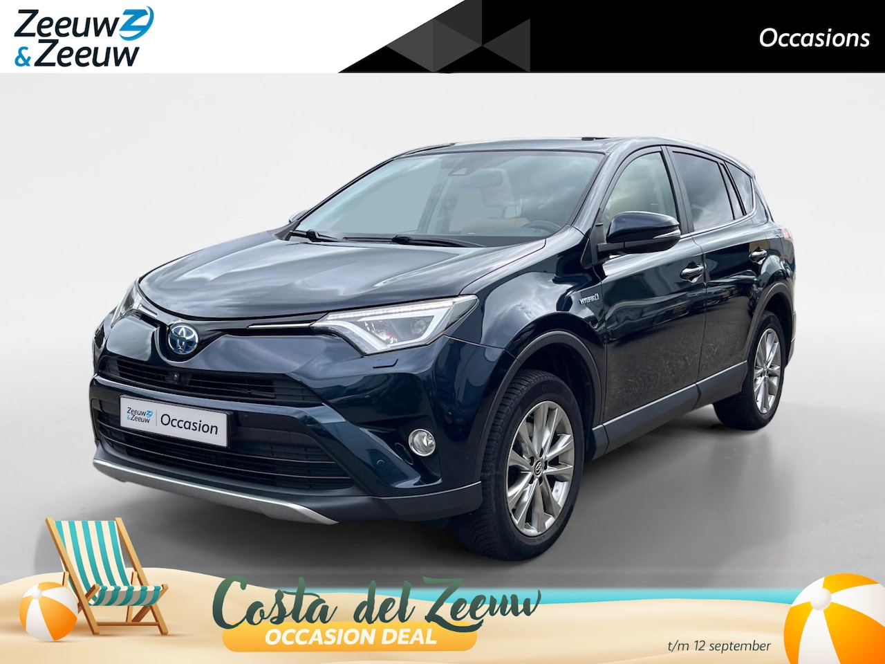Toyota RAV4 - 2.5 Hybrid AWD Executive Business | Elektrische achterklep | Schuifdak | Lederen interieur - AutoWereld.nl