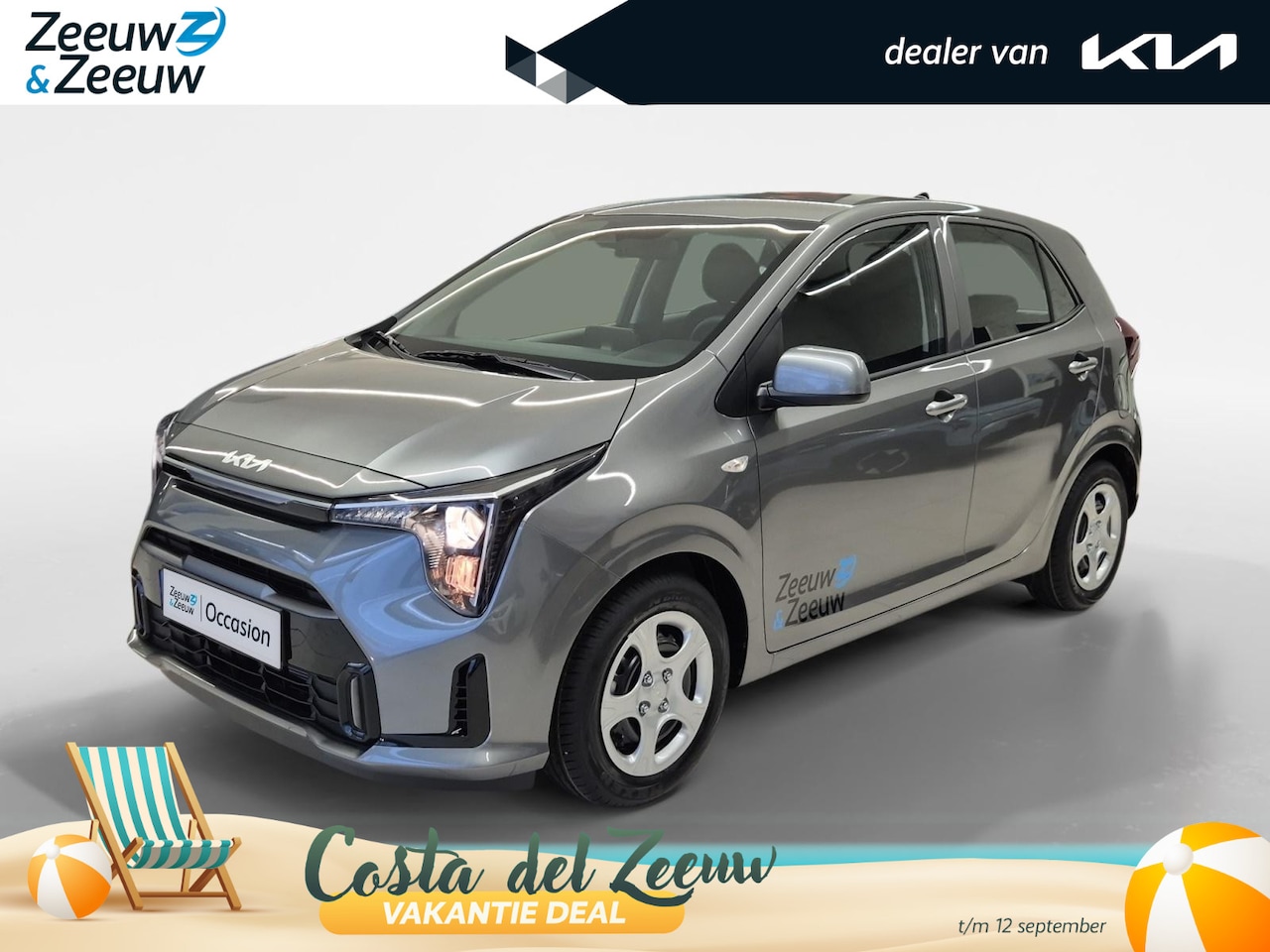 Kia Picanto - 1.0 GDi DynamicLine | Airco | Navi | Camera | DEMO | Elektrische ramen | Cruise Control | - AutoWereld.nl