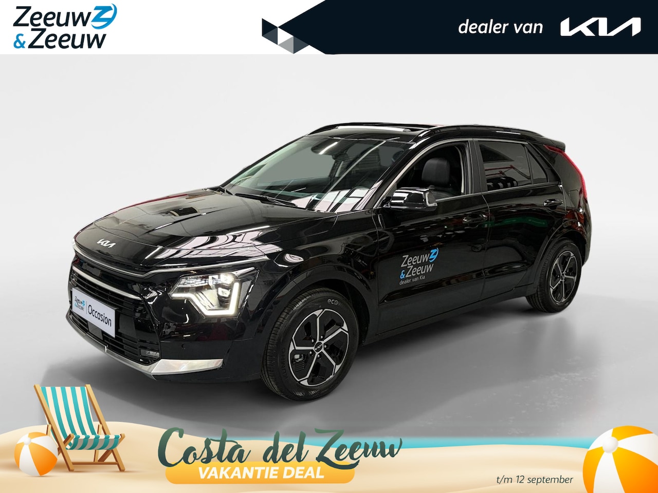 Kia Niro - 1.6 GDi Hybrid DynamicPlusLine Stoel/stuur verwarming | Schuif Kanteldak | Elektrische ach - AutoWereld.nl