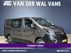 Opel Vivaro - 1.6 CDTI 122pk L1H1 Dubbele Cabine Euro6 Airco | 6-Zits | LED | Cruisecontrol | Trekhaak