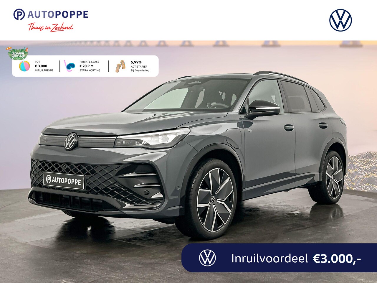 Volkswagen Tiguan - R-Line Edition Plug in Hybride 204 pk Black Style Pakket - AutoWereld.nl