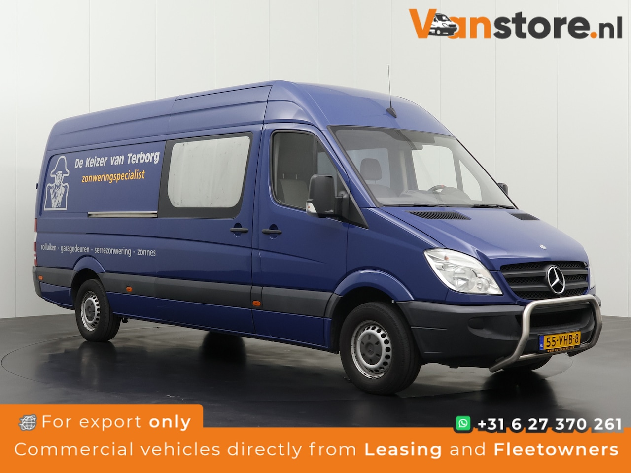 Mercedes-Benz Sprinter - 315CDI Automaat L3H2 Maxi Dubbele Cabine | 2800Kg Trekhaak | Airco | Cruise - AutoWereld.nl