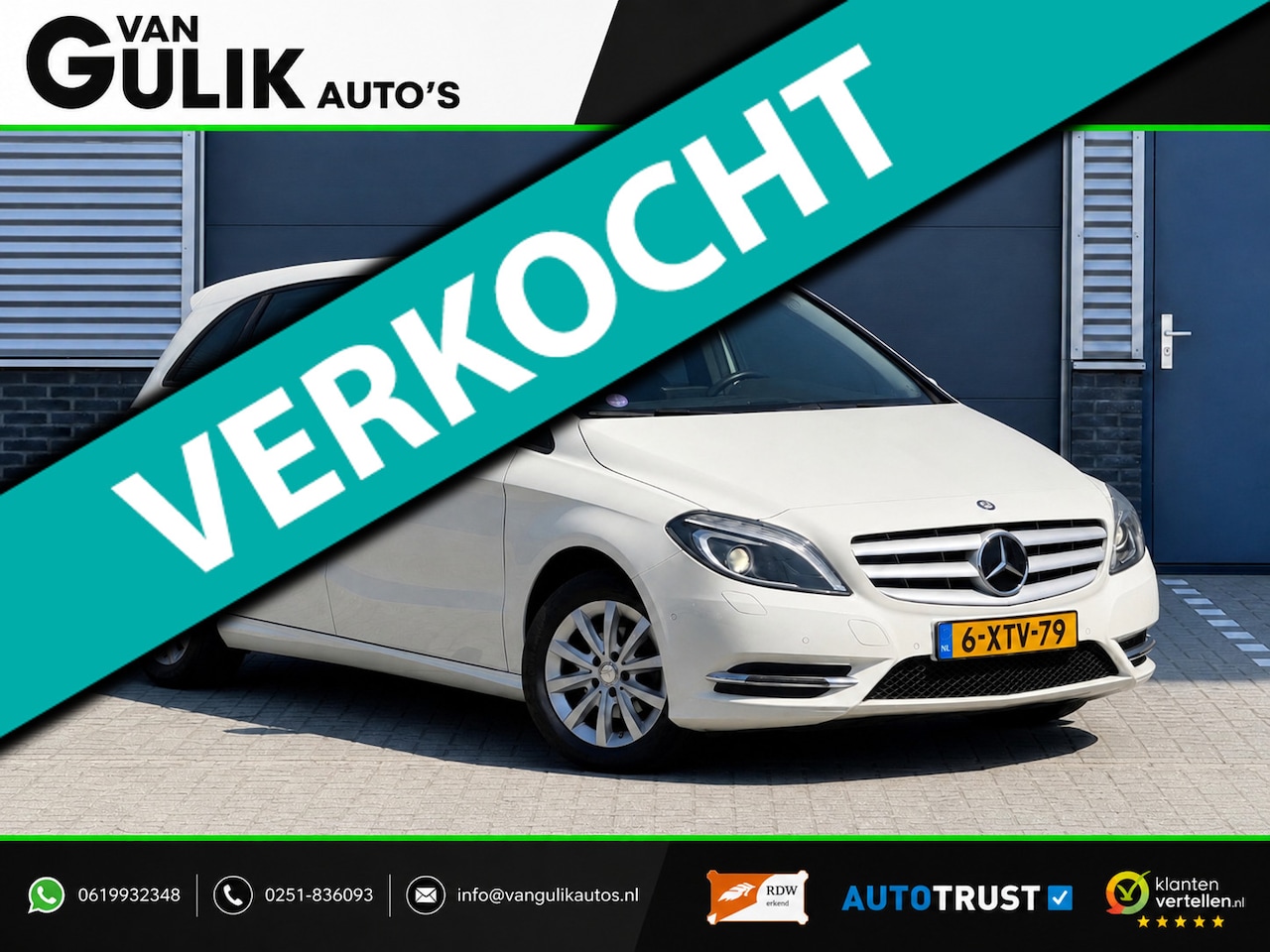 Mercedes-Benz B-klasse - 180 Ambition | Cruise control | Trekhaak | Navigatie | LED | - AutoWereld.nl