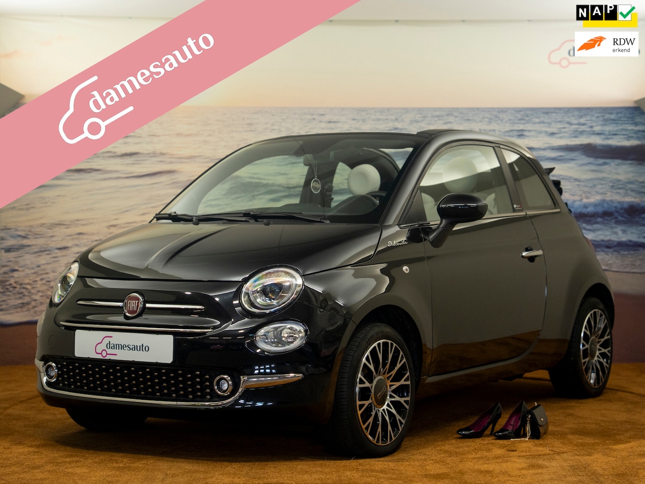 Fiat 500 C - 1.0 Hybrid Dolcevita cabrio, NAP, Incl. garantie - AutoWereld.nl