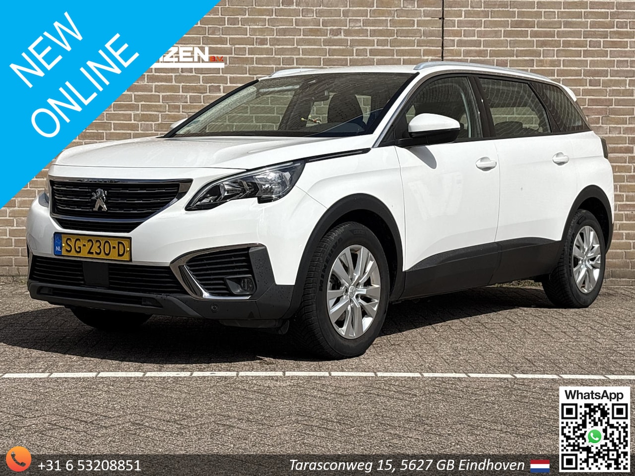 Peugeot 5008 - 1.2 PureTech Blue Lease Executive | 7P. | Climate | Cruise | Navi | PDC | APK 02-2027 | - AutoWereld.nl