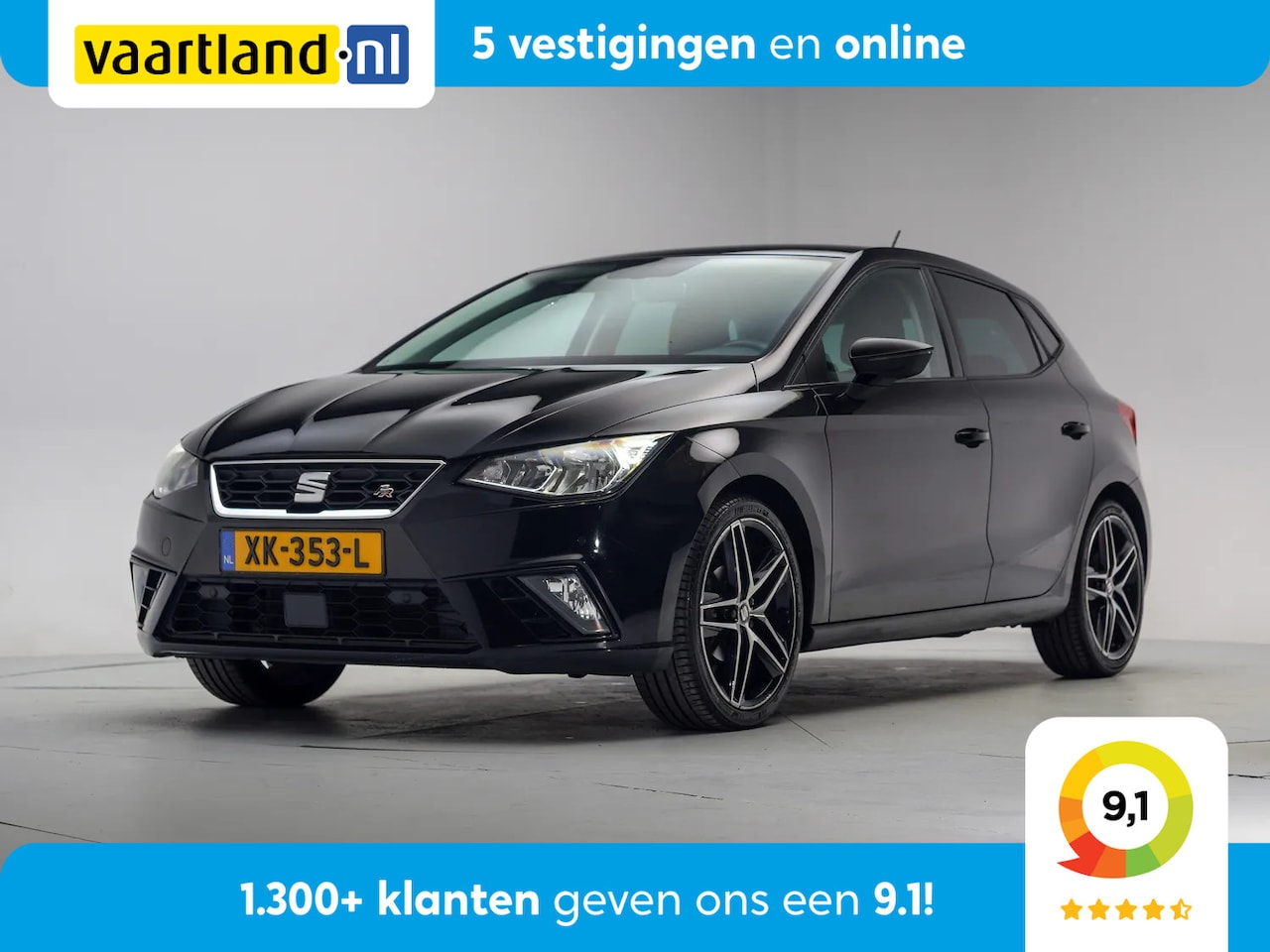 SEAT Ibiza - 1.0 TSI FR Business Intense [ Clima /ecc Navi Apple/ Android Camera ] - AutoWereld.nl
