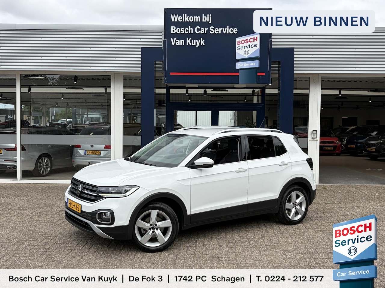 Volkswagen T-Cross - 1.0 TSI Style / Adaptieve Cruise-Control / Stoelverwarming / Trekhaak / Apple-Carplay & An - AutoWereld.nl