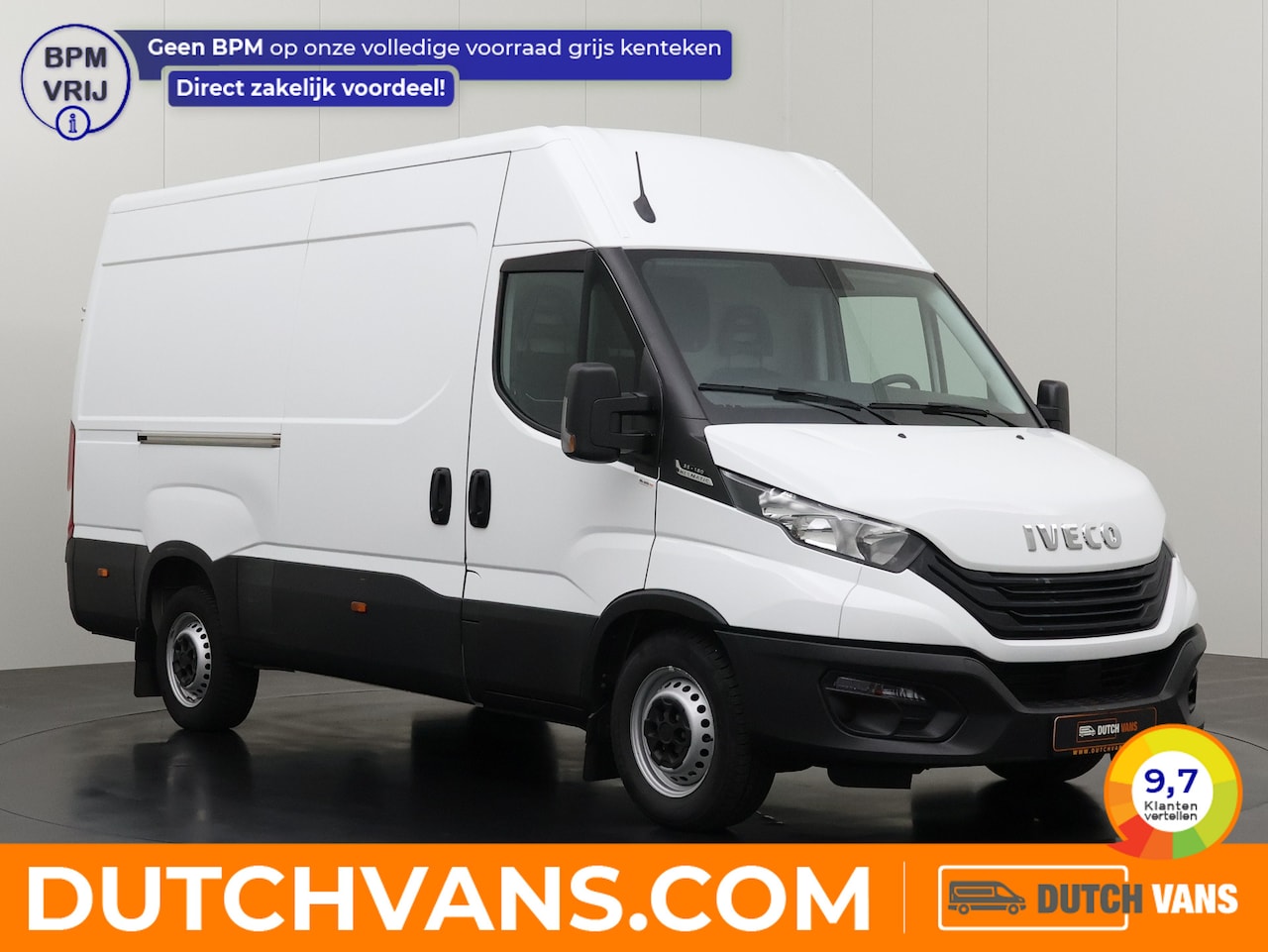 Iveco Daily - 35S16 Hi-Matic Automaat L2H2 | 3500Kg Trekken | Airco | 3-Zits | Betimmering - AutoWereld.nl