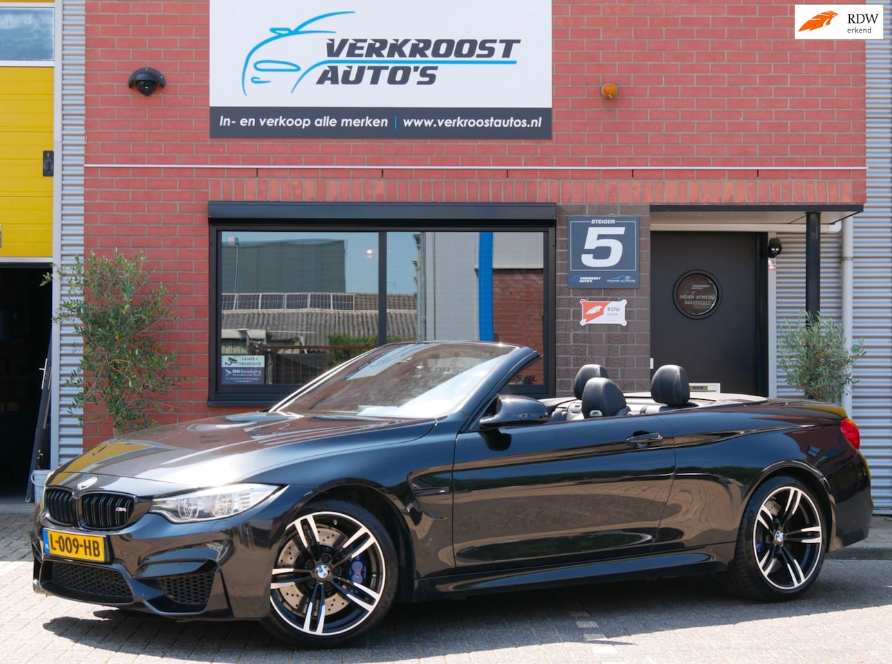 BMW 4-serie Cabrio - M4 dealer onderhouden. memory. h&k. carbon trim. - AutoWereld.nl