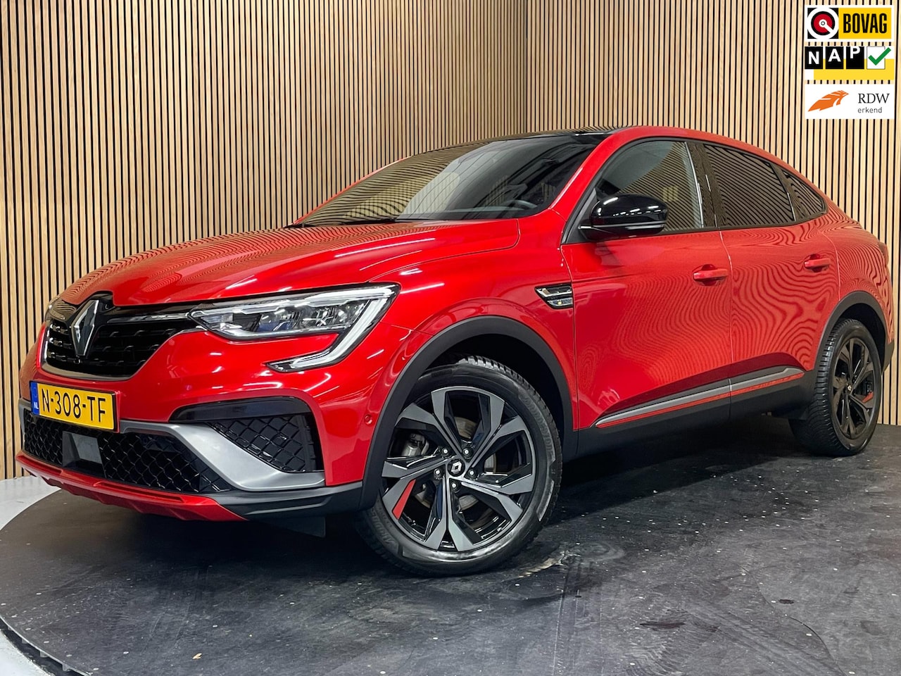 Renault Arkana - 1.6 E-Tech Hybrid 145 R.S. Line|CARPLAY|CAMERA|ACC|BOSE|STOEL-,STUURVERW|LANE-ASSIST|INC.B - AutoWereld.nl