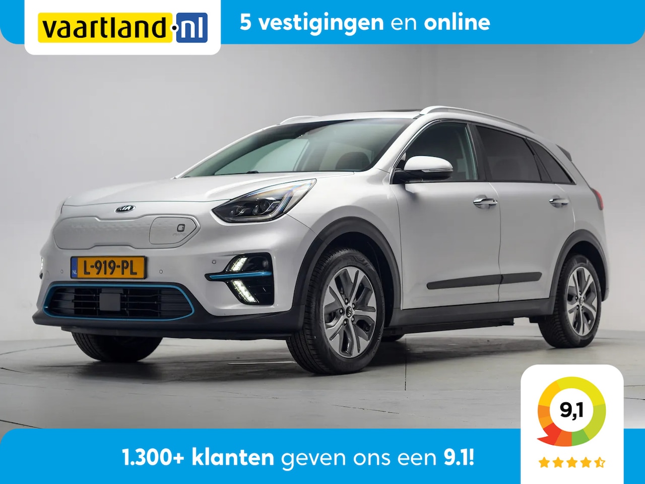 Kia Niro - 64 kWh DynamicLine 3-Fase [ Pano Nav Half-leder Clima Stoelverwarming Apple/Android ] - AutoWereld.nl