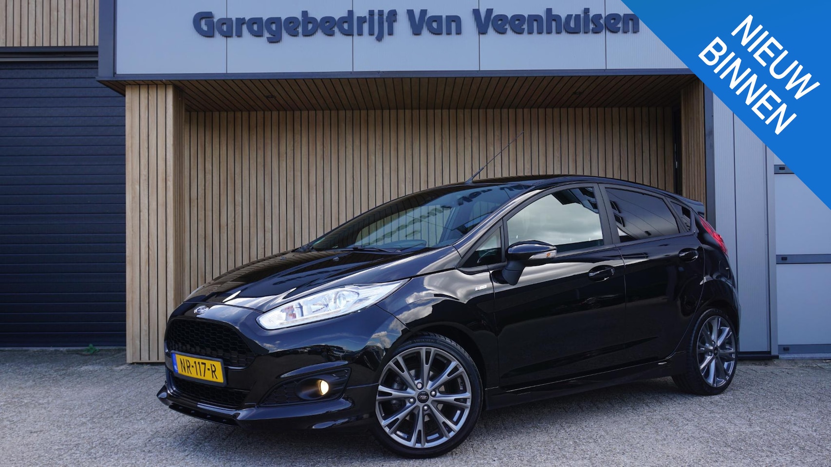 Ford Fiesta - 1.0 100pk EcoBoost ST Line 5 drs Xenon Clima*NL auto* pdc Navi Cruise *3de eigenaar* - AutoWereld.nl