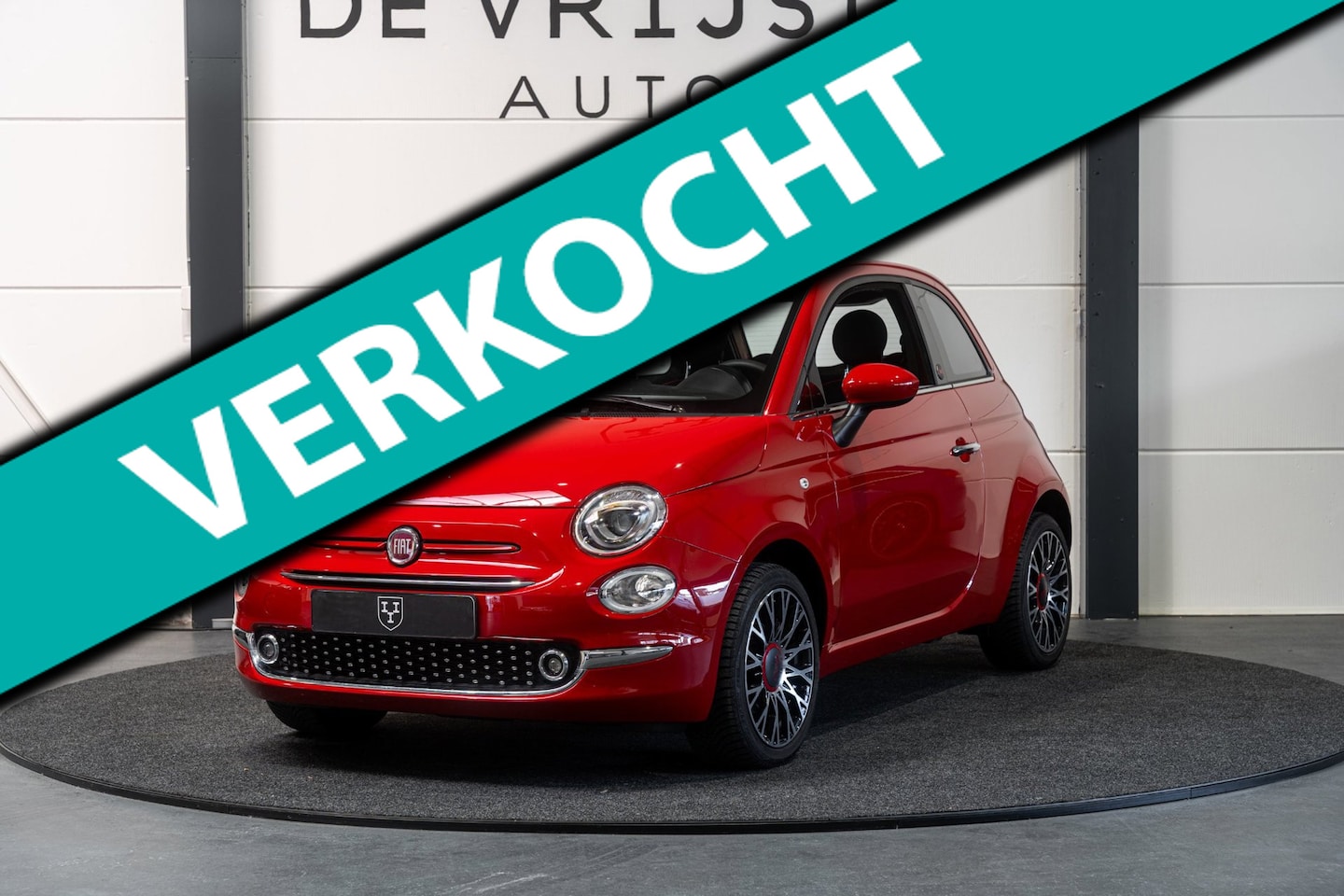 Fiat 500 - 1.0 Hybrid RED Edition! Dealer ondh! - AutoWereld.nl