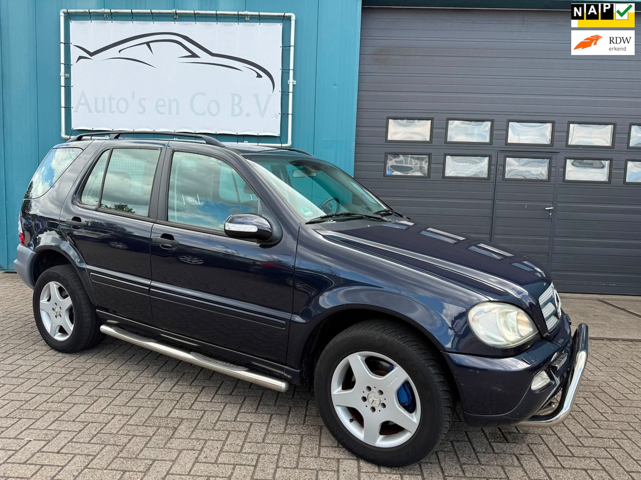 Mercedes-Benz M-klasse - 350 Automaat Leder Xenon Clima Cruise Navi 18" Bullbar+sidebars NL auto Nap - AutoWereld.nl