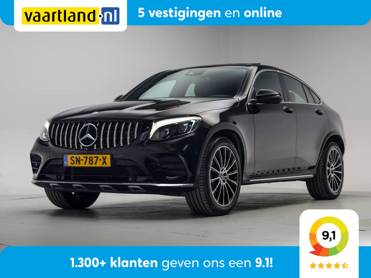 Mercedes-Benz GLC-klasse Coupé - 250 4MATIC AMG Premium Plus [ Schuifdak Burmester Memory 360°Cam ] - AutoWereld.nl