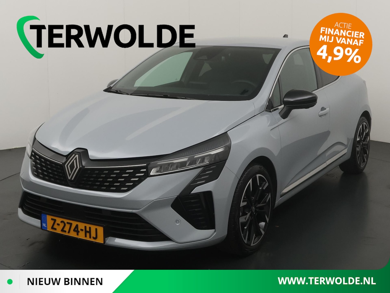 Renault Clio - E-Tech full hybrid 145 techno | Groot Navi | Stoel-, & Stuurverw. | Pack Style | 360 Camer - AutoWereld.nl