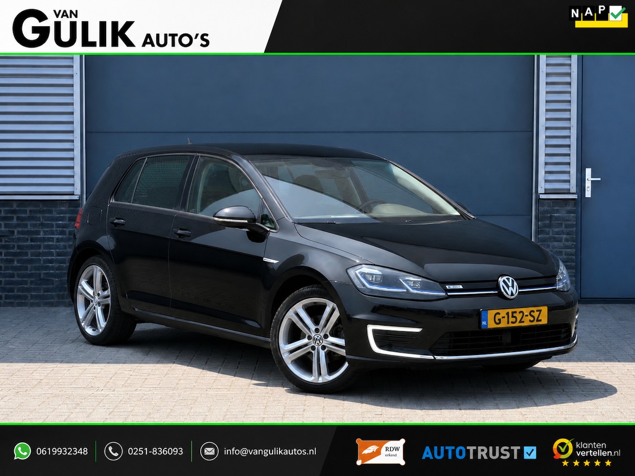 Volkswagen e-Golf - E-DITION | Camera | ACC | Navigatie | Carplay | Trekhaak | - AutoWereld.nl