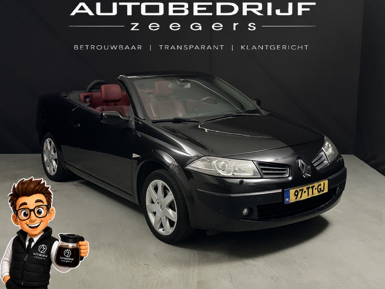 Renault Mégane coupé cabriolet - 2.0-16V Tech Line *Pano*Cabrio*AC* - AutoWereld.nl
