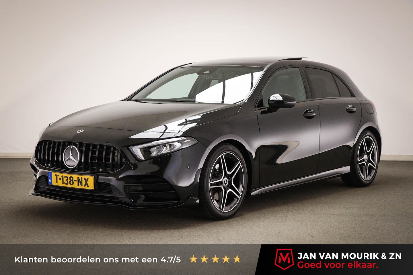 Mercedes-Benz A-klasse - 200 Business Solution AMG | PANORAMADAK | SFEERVERLICHTING | HALF LEDER | STOELVERWARMING - AutoWereld.nl