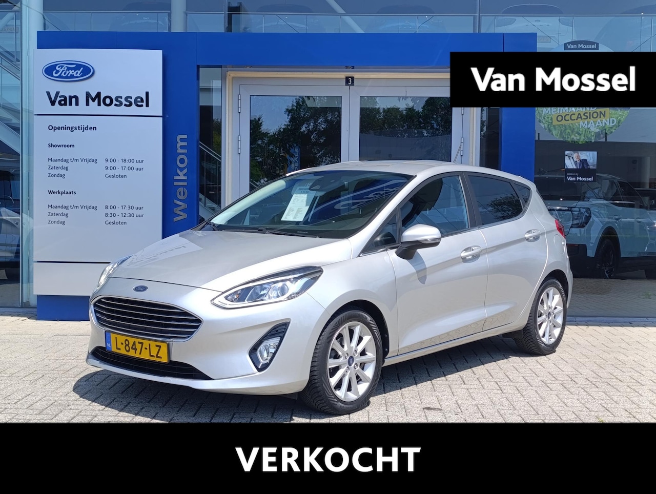 Ford Fiesta - 1.0 EcoBoost Titanium | Automaat | Parkeersensoren achter | Apple Carplay/Android Auto | C - AutoWereld.nl