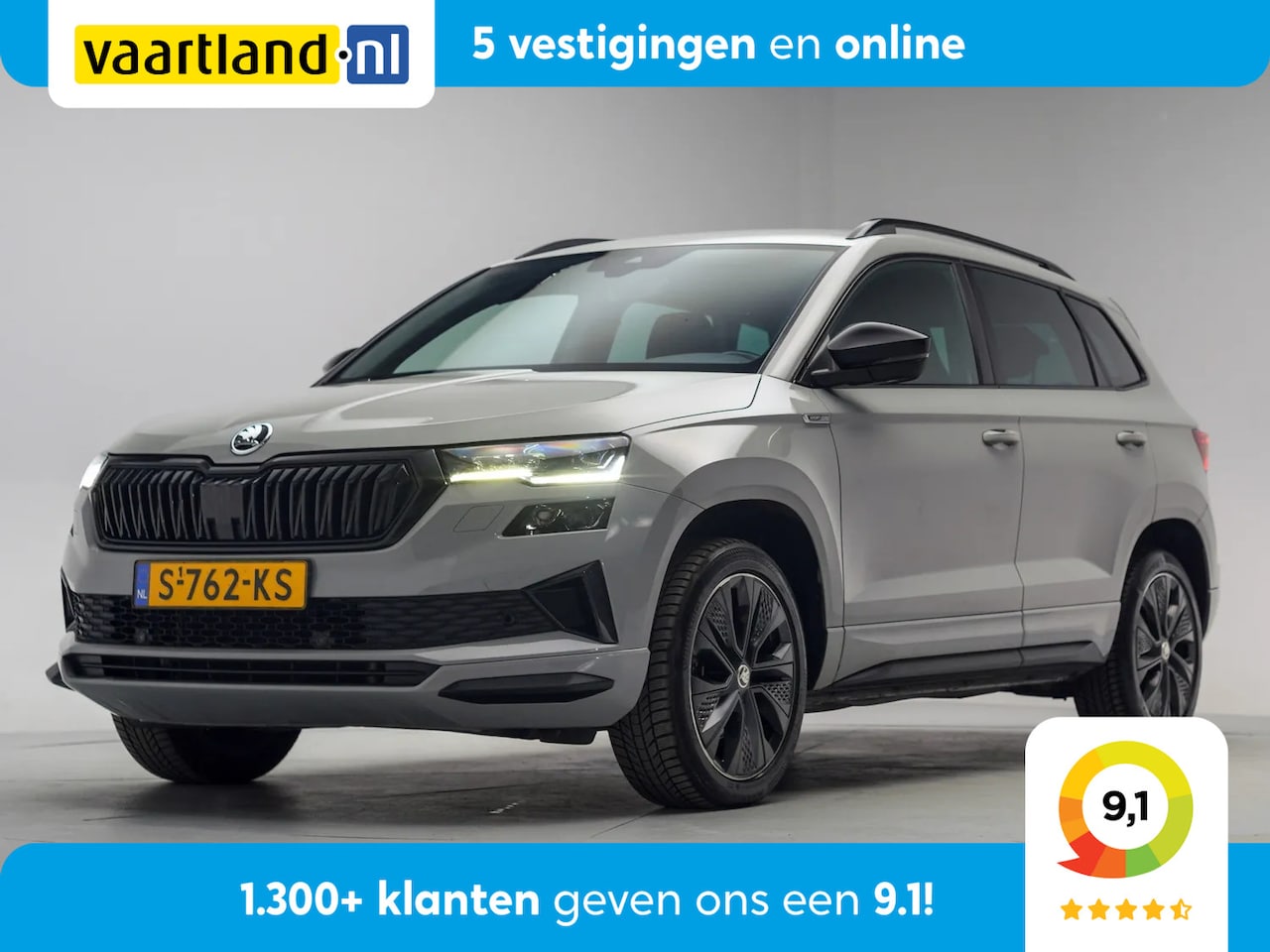 Skoda Karoq - 1.5 TSI ACT Sportline Business Aut. [ LED Virtual Navi Camera Trekhaak ] - AutoWereld.nl