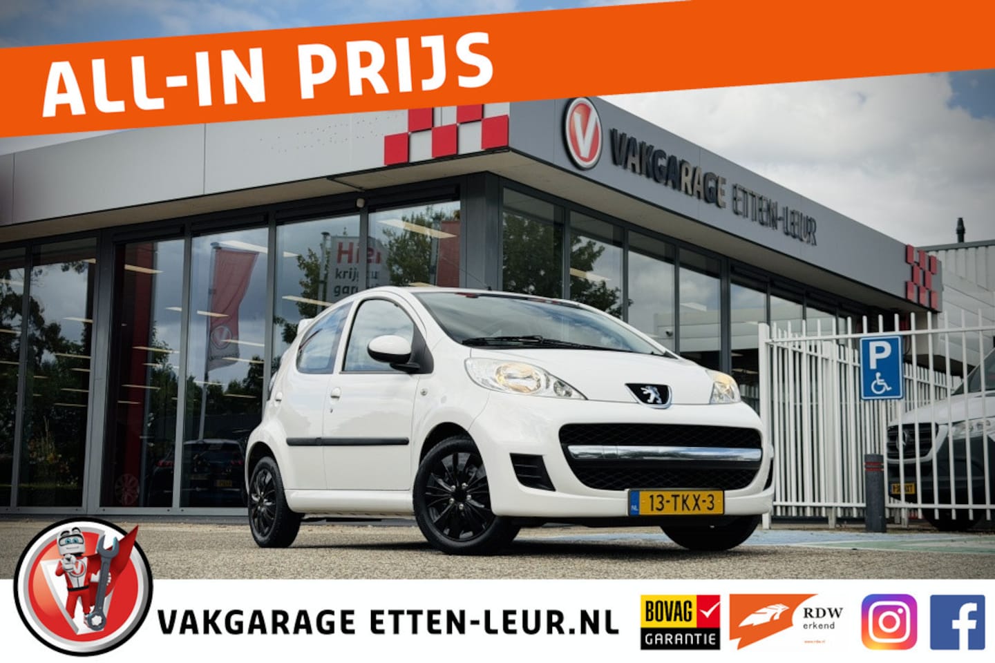 Peugeot 107 - 1.0-12V XS | AIRCO | ELEKTRISCH PAKKET | 5 DEURS - AutoWereld.nl