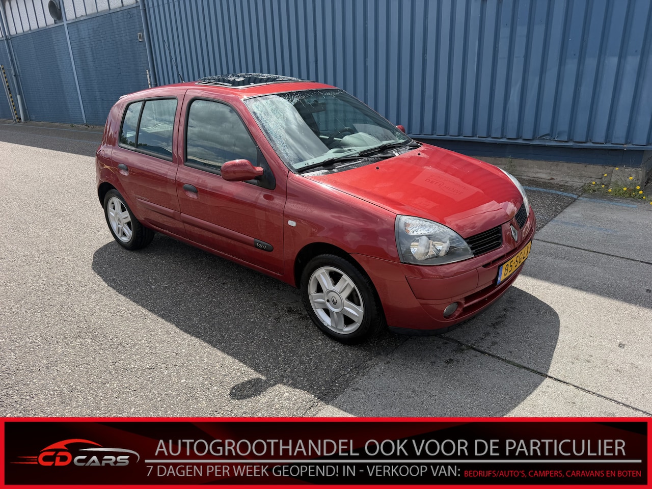 Renault Clio - 1.2-16V Community Schuifdak, Airco, Cruise control, Lichtmetalen velgen, Radio Bij de verk - AutoWereld.nl