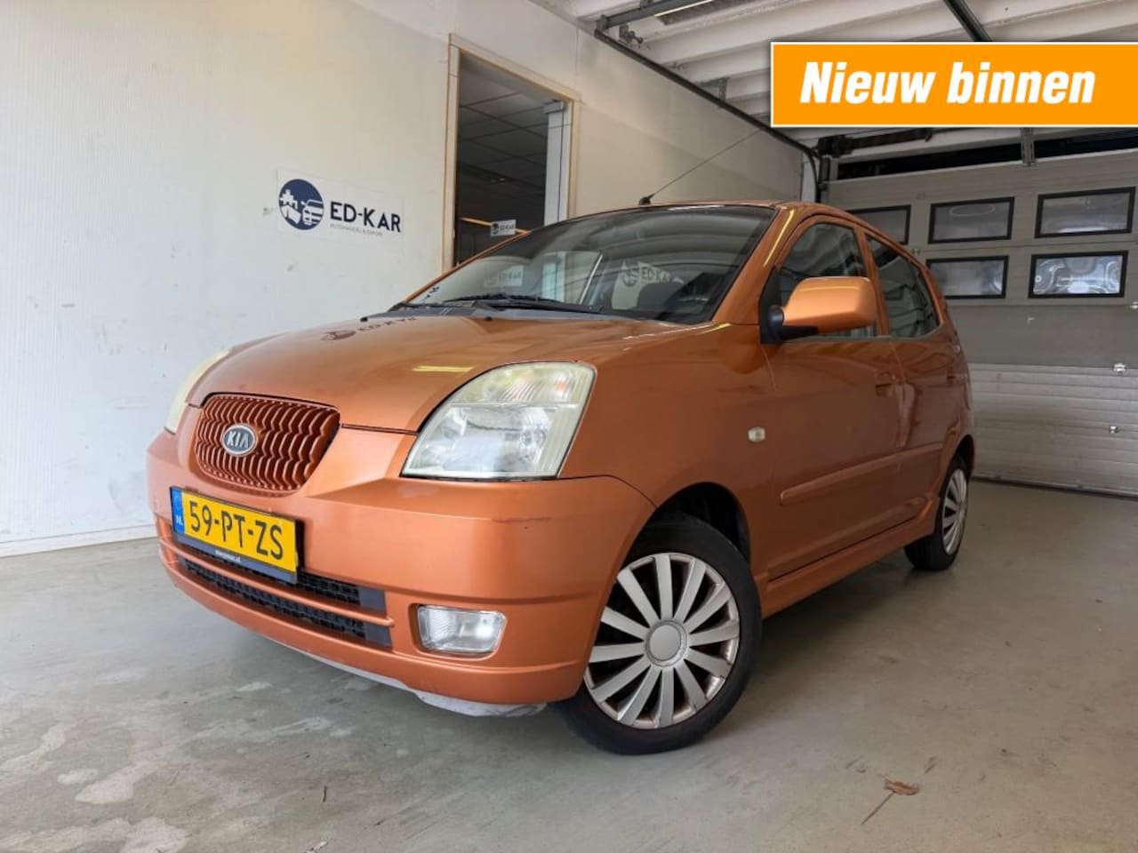 Kia Picanto - 1.1 EX 5DRS AUT AIRCO 4 X ELECTR. RAMEN RIJDT GOED NAP APK 8-2027 - AutoWereld.nl