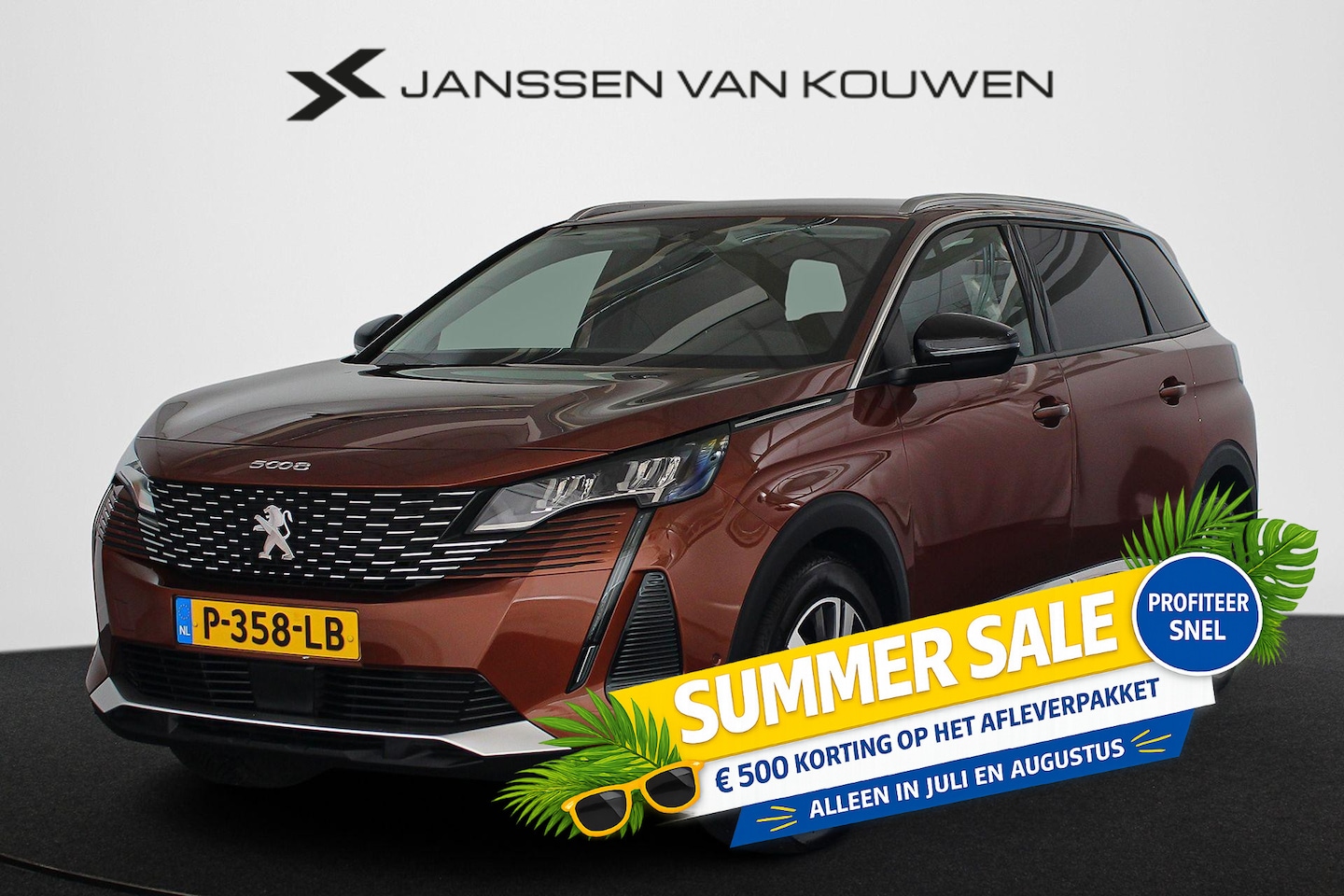 Peugeot 5008 - 1.2 PureTech Allure Pack Business Automaat 7p. Trekhaak Stoelverwarming - AutoWereld.nl