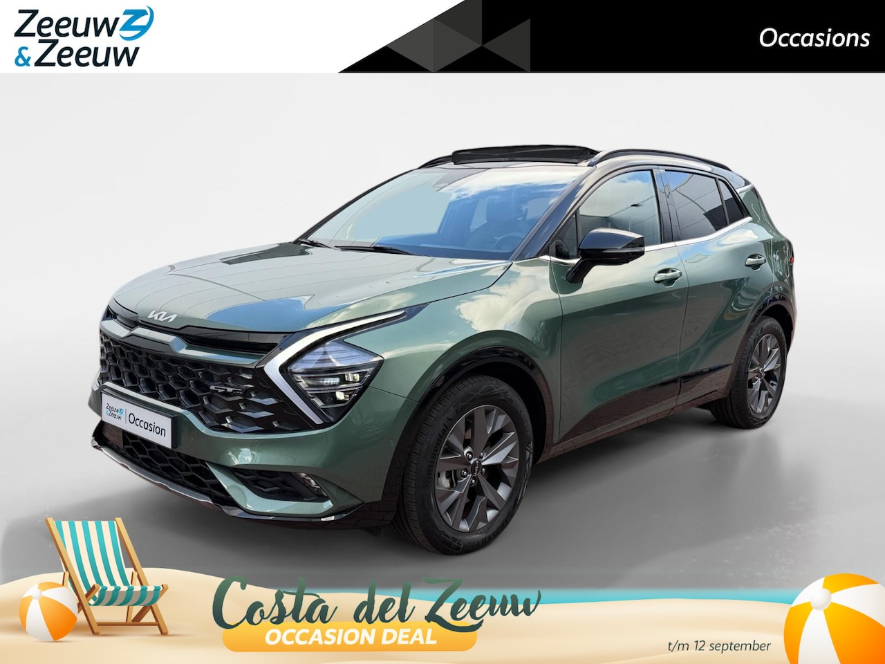 Kia Sportage - 1.6 T-GDi Hybrid GT-PlusLine | Zeer compleet | Trekhaak | Panoramadak | 100% Dealer onderh - AutoWereld.nl